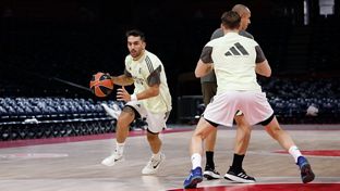 Última sesión previa al partido contra el Estrella Roja