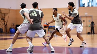 O Real Madrid se prepara para a semifinal da Euroliga