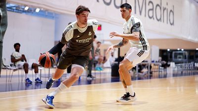 El equipo se entrenó antes de viajar a Atenas