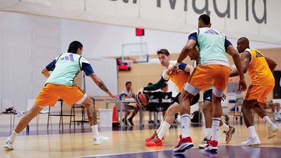 El equipo prepara el partido contra el Bayern de Múnich