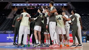 Last training session before the Copa del Rey final