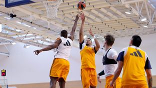 El Real Madrid prepara el Clásico de Euroliga