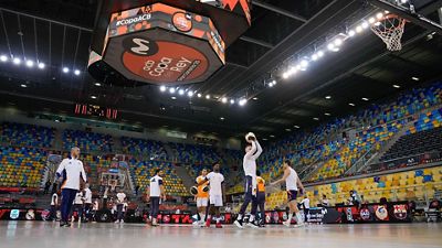 Último entrenamiento antes del debut en la Copa del Rey