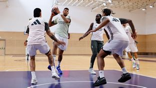 El equipo prepara el encuentro frente al Maccabi