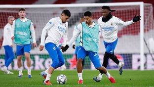 El equipo se está entrenando