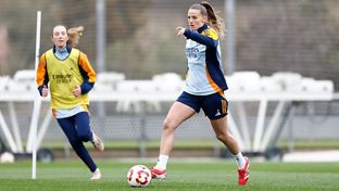 Último entrenamiento antes del Clásico de Copa