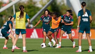 Último entrenamiento antes de enfrentarse al Ajax