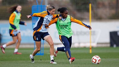 Último entrenamiento antes de afrontar la semifinal de la Supercopa de España