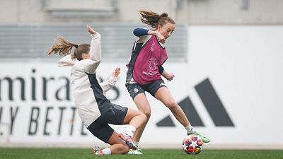 Último entrenamiento antes de visitar al Twente