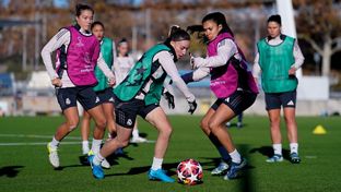Último entrenamiento antes de visitar al Celtic