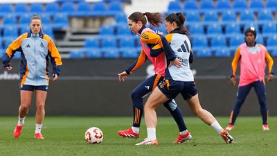 Último entrenamiento antes de la final de la Supercopa de España