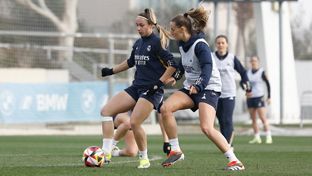 El Real Madrid prepara el derbi de la Copa de la Reina