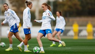 Last training session Wolfsburg clash