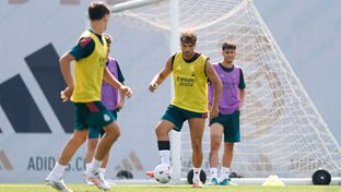 El Real Madrid se está entrenando