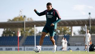 Mbappé se ejercitó en la Ciudad Real Madrid