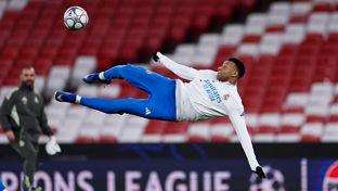 El equipo se entrenó en el estadio Da Luz