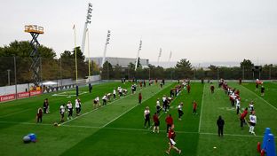 Los Washington Commanders se entrenan en la Ciudad Real Madrid