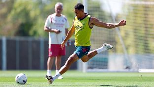 El Real Madrid se está entrenando
