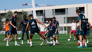 El Real Madrid se está entrenando