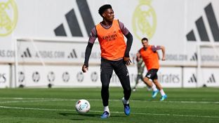 El equipo se está entrenando