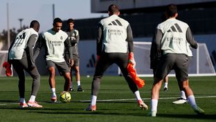 El equipo se ejercitó en la Ciudad Real Madrid