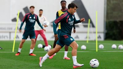 El equipo se está entrenando
