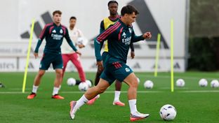 El equipo se está entrenando