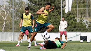 El Real Madrid se está entrenando