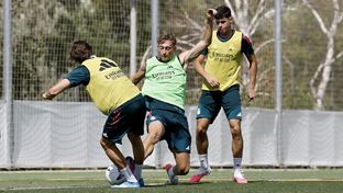 El Real Madrid se está entrenando