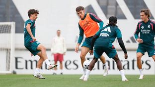 El Real Madrid prepara el partido contra el Málaga