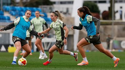 Último entrenamiento antes del partido de cuartos de la Copa