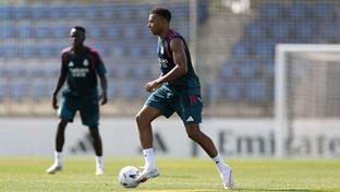 El Real Madrid completa la primera sesión de la semana