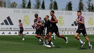 El equipo se está entrenando