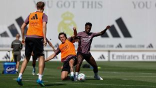 El Real Madrid prepara el partido contra el Espanyol
