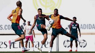 El equipo se está entrenando