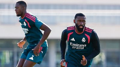 El equipo se está entrenando