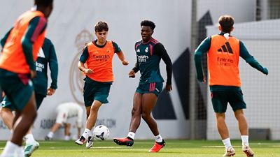 The team completes the fourth session of the week