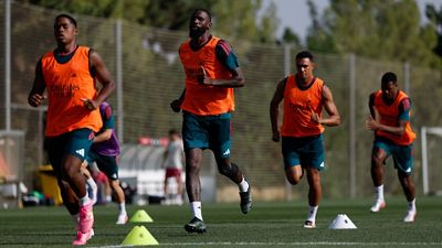 El Real Madrid se está entrenando