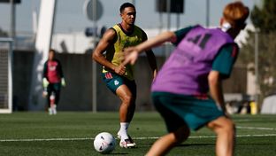 El Real Madrid se está entrenando