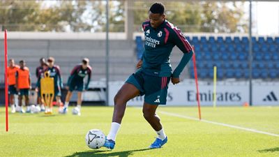 El Real Madrid se está entrenando