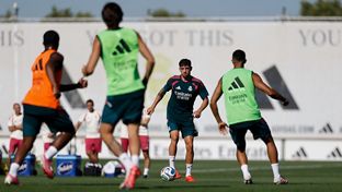 El equipo se está entrenando