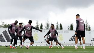 El Real Madrid se está entrenando