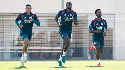 El equipo se está entrenando