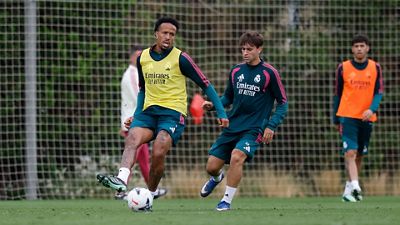 El equipo se está entrenando
