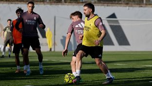 El equipo se está entrenando