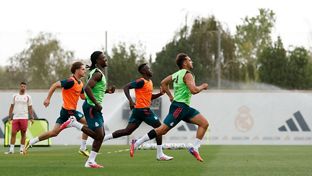 El equipo se está entrenando