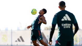 El Real Madrid se está entrenando