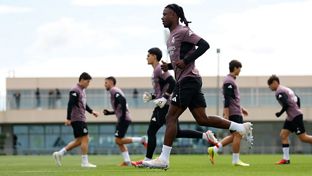 El equipo se está entrenando