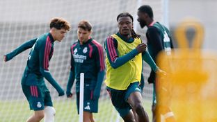 El Real Madrid se está entrenando