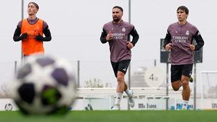 El equipo se entrenó en la Ciudad Real Madrid